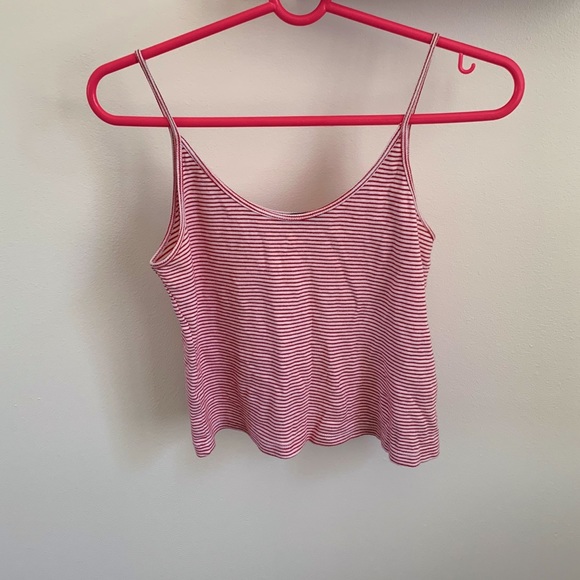 white and red stripe brandy tank - Picture 2 of 2